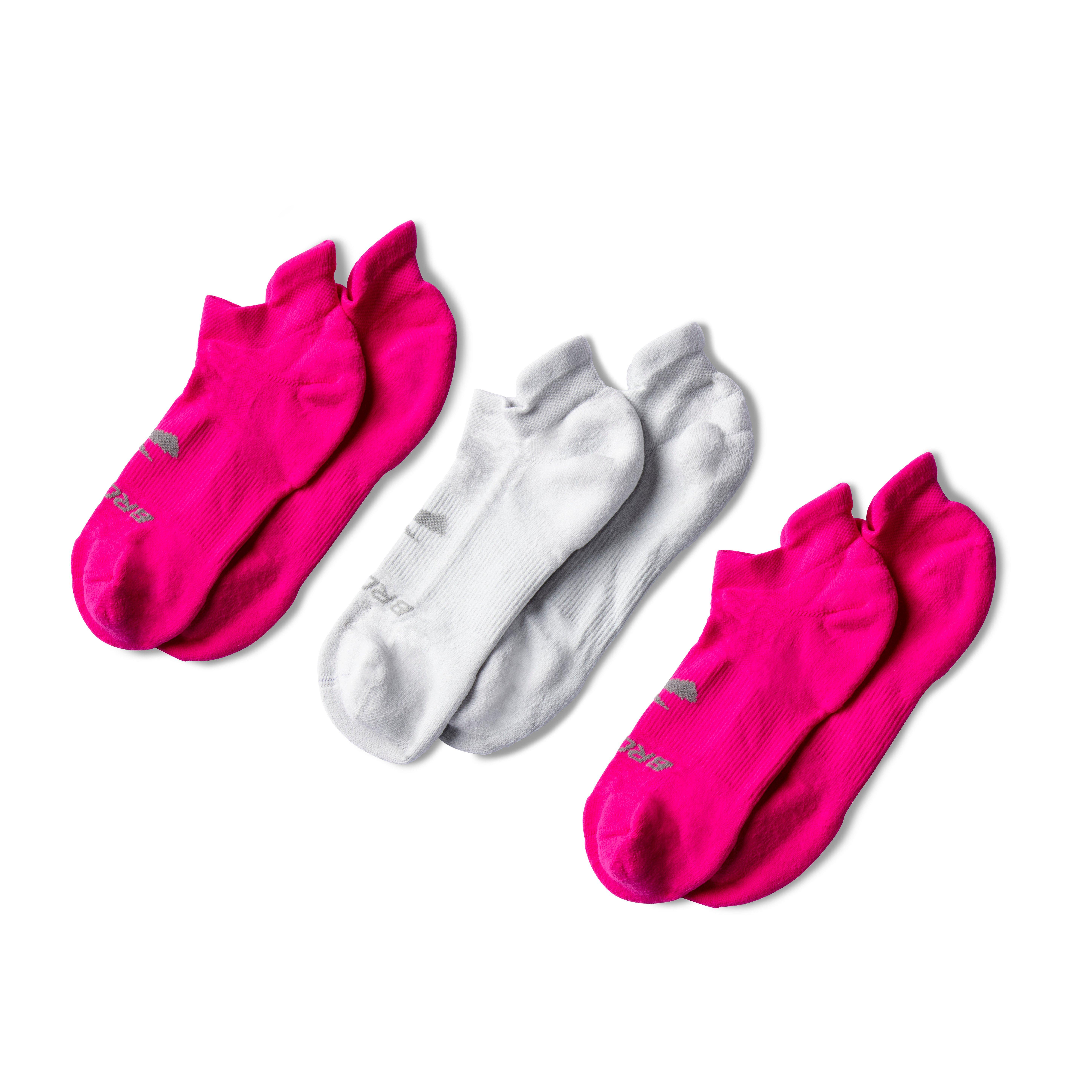 Brooks Women's Run-In No Show Socks-3PK No show socks not the best